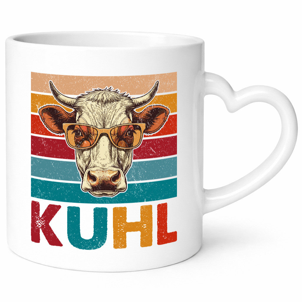 Kuhl | Kuh mit Sonnenbrille Coole v2 lustig Humor Geschenkidee Geschenk Tasse