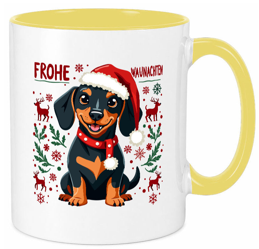 Frohe Waunachten | Ugly Christmas Weihnachtshund v2 Humor Tierliebhaber
