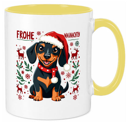 Frohe Waunachten | Ugly Christmas Weihnachtshund v2 Humor Tierliebhaber