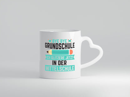 Mittelschule | Schüler Schulübergang Humor Geschenkidee Tasse