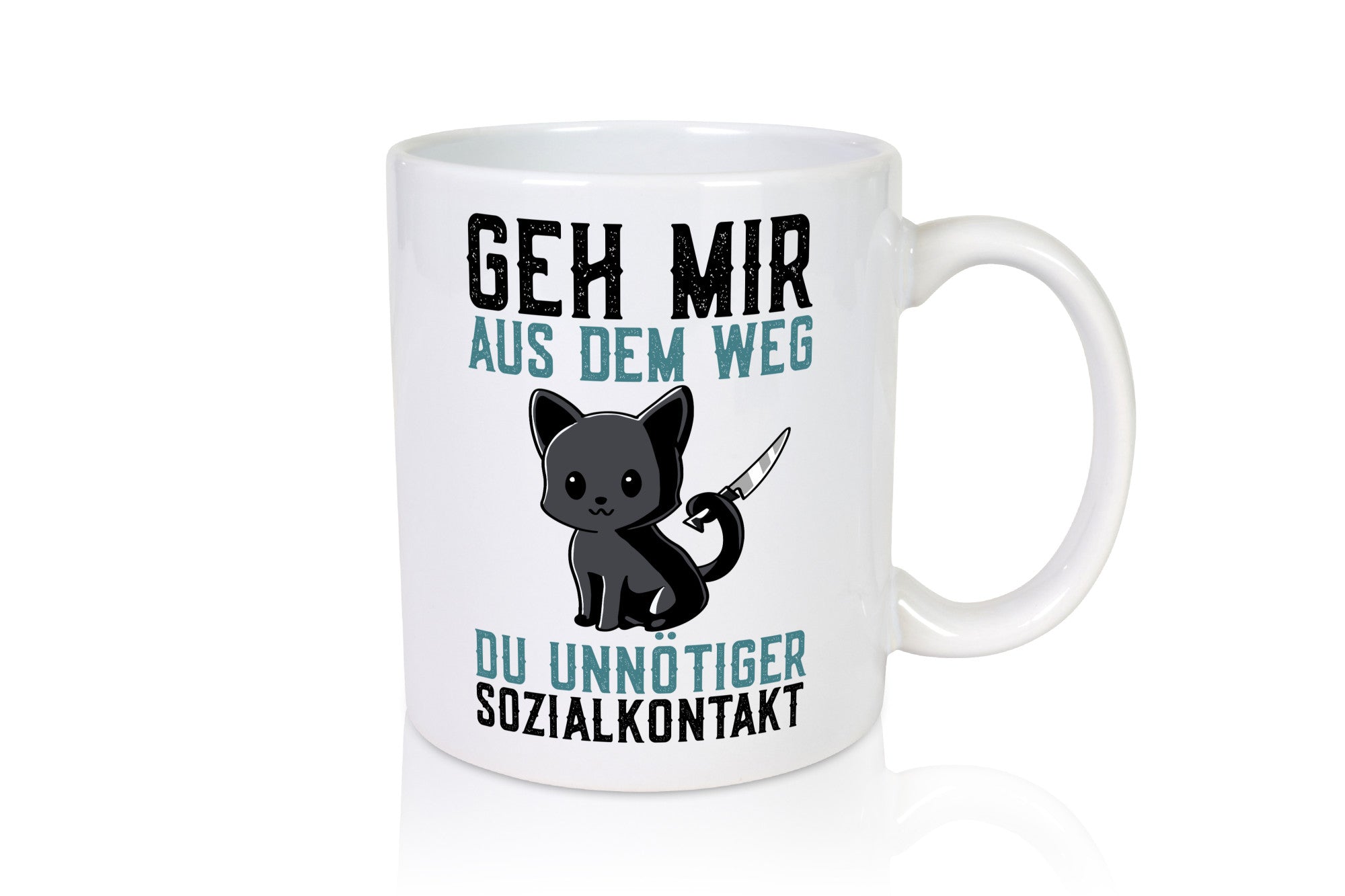 Geh mir aus dem Weg | Wütende Katze Unnötig Humor Tierliebhaber Geschenkidee