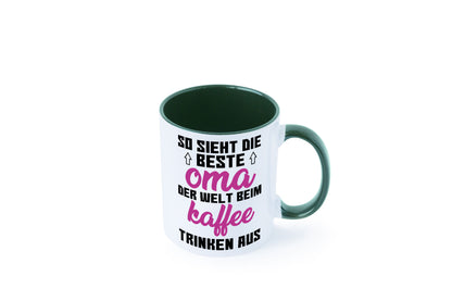 Beste Oma der Welt | Großmutter Tasse lustiger Spruch Geschenk Familie