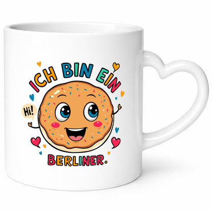 Ich bin ein Berliner | Krapfen Pfannkuchen Humor Geschenkidee Tasse