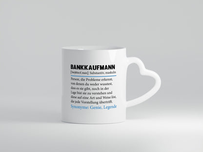 Bankkaufmann | Spruch Kaufmann Bank Kaufleute lustig Humor Geschenkidee