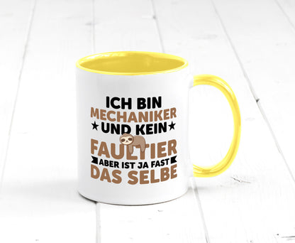 Ich bin kein Faultier: Mechaniker | KFZ Werkstatt Humor Tierliebhaber