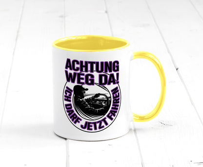 Achtung weg da ich darf jetzt Fahren | Führerschein lustig Humor Geschenkidee