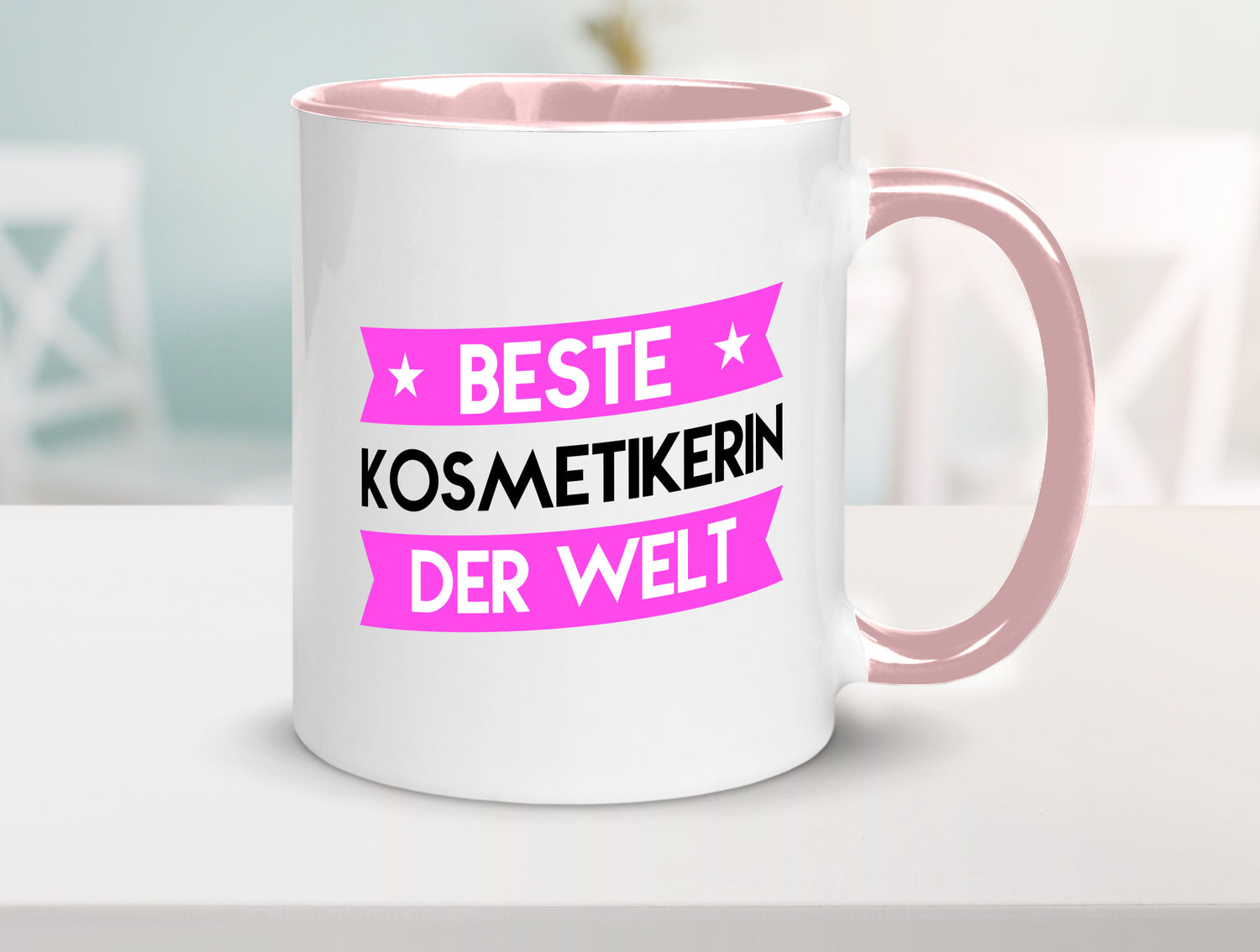 Beste Kosmetikerin | Kosmetik Stylistin Visagistin Geschenkidee Humor Tasse