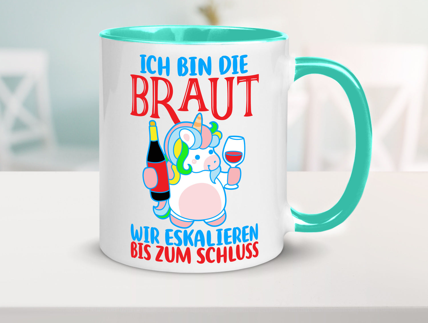 Junggesellinnenabschied | JGA Braut Einhorn Eskalation v2 lustig Humor