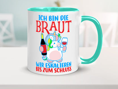 Junggesellinnenabschied | JGA Braut Einhorn Eskalation v2 lustig Humor