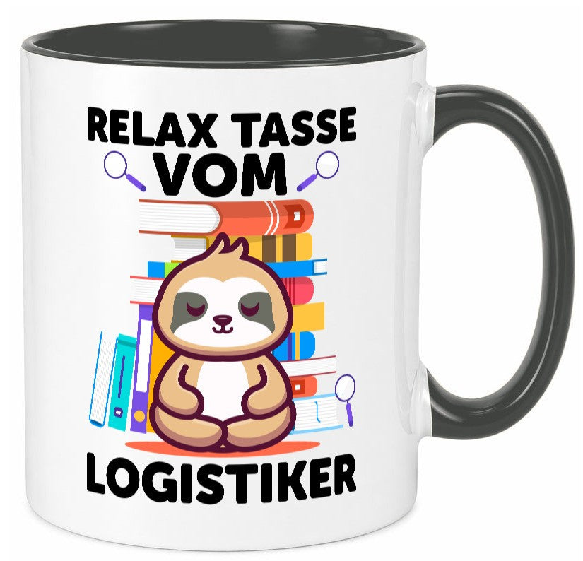 Relax Tasse: Logistiker | Beruf Logistik lustig Arbeit Kollegen Büro Geschenk
