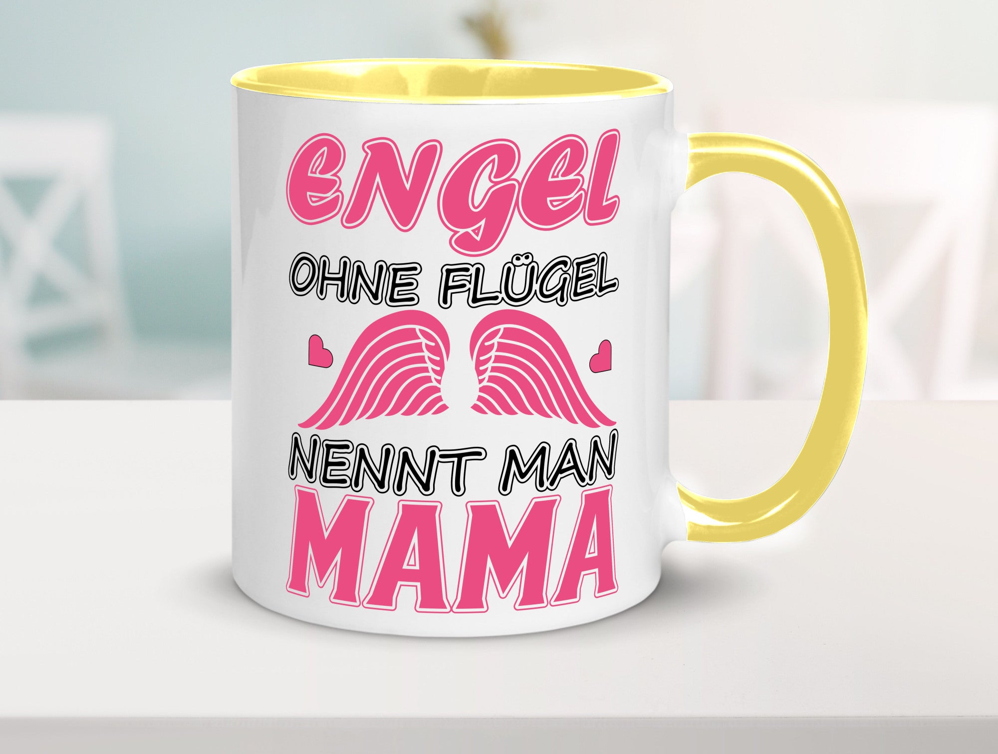 Mama Engel Humor Familie Geschenkidee Tasse