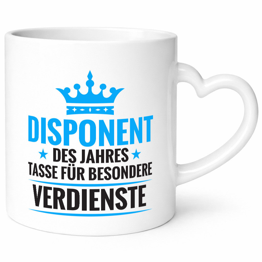 Besonderer Verdienst: Disponent | Zuteiler lustig Humor Geschenkidee Geschenk