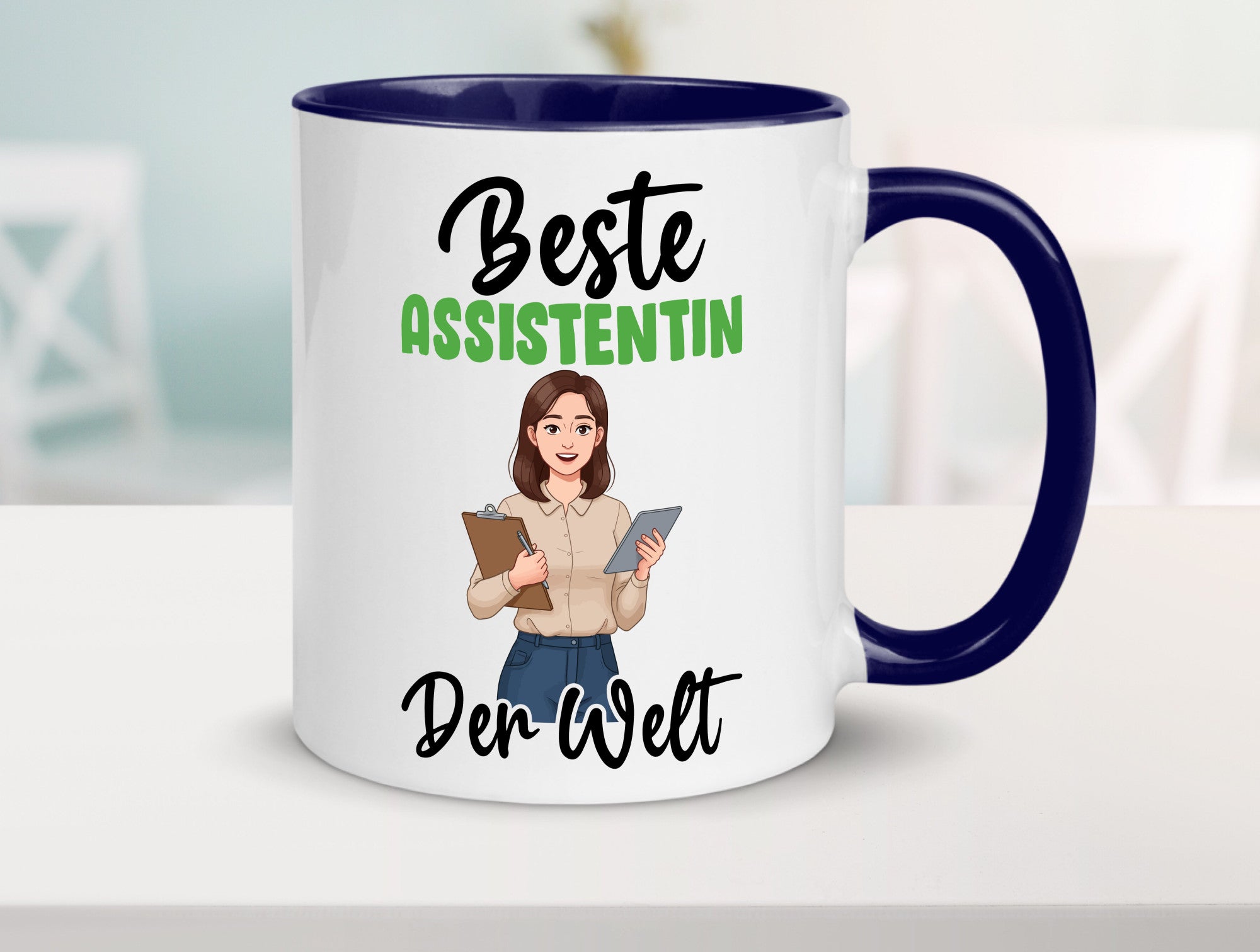 Beste Assistentin | Assistenz Hilfskraft v2 Geschenkidee Humor Tasse