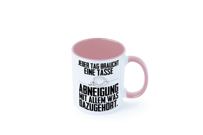 Abneigungstasse Humor Geschenkidee Tasse