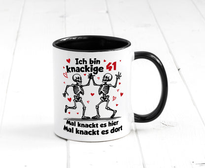 41. Geburtstag | Knackige 41 Ich bin alt v2 Humor Geschenkidee Tasse