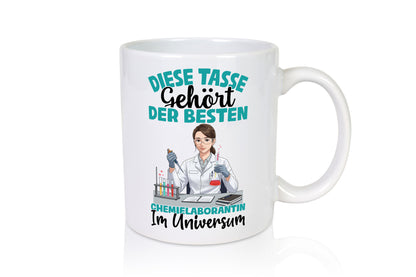 Im Universum: Chemielaborantin | Laborantin Chemie lustiger Spruch Geschenk