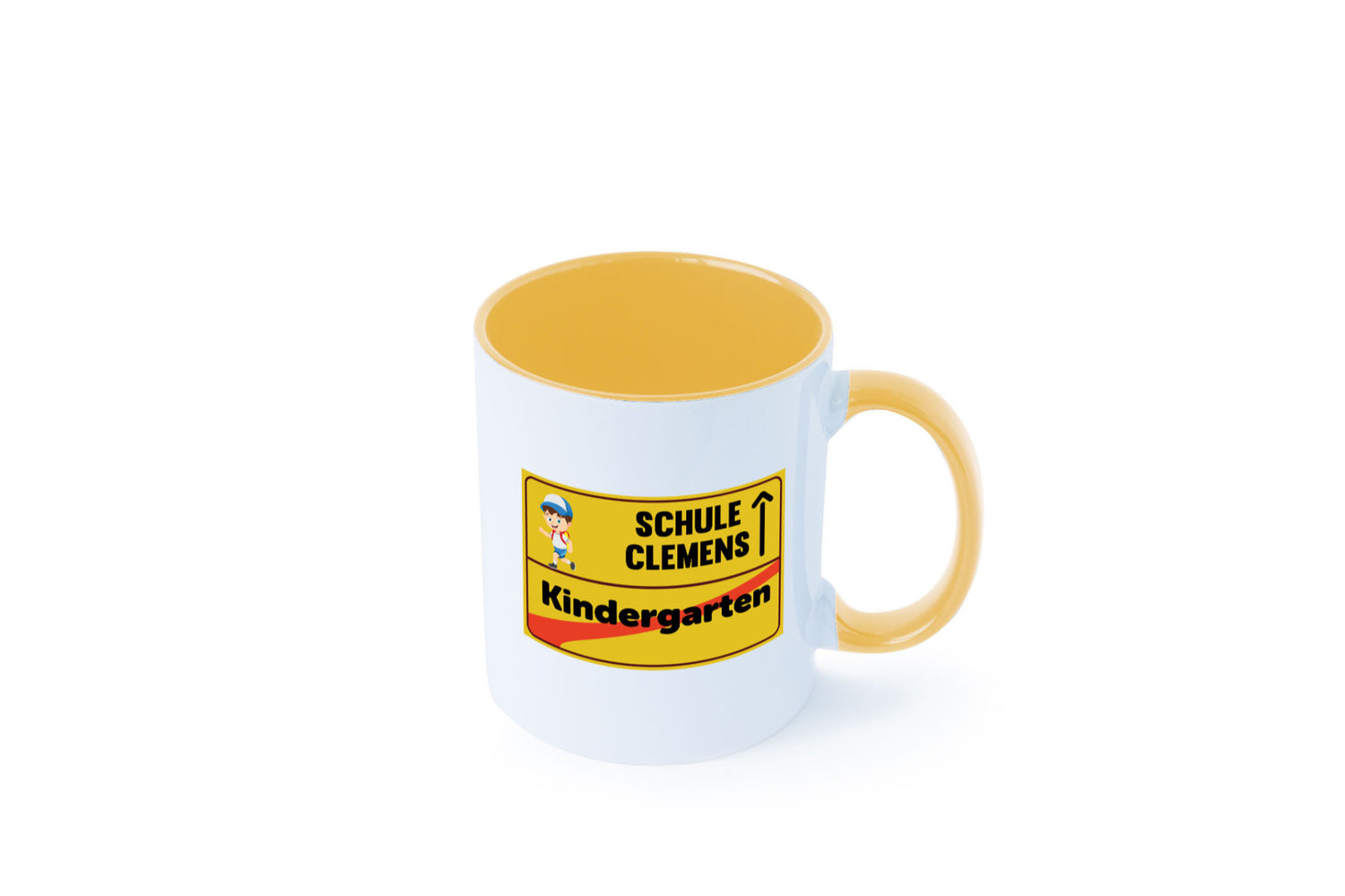 Bye Kindergarten | Schule Clemens Geschenkidee Humor Tasse