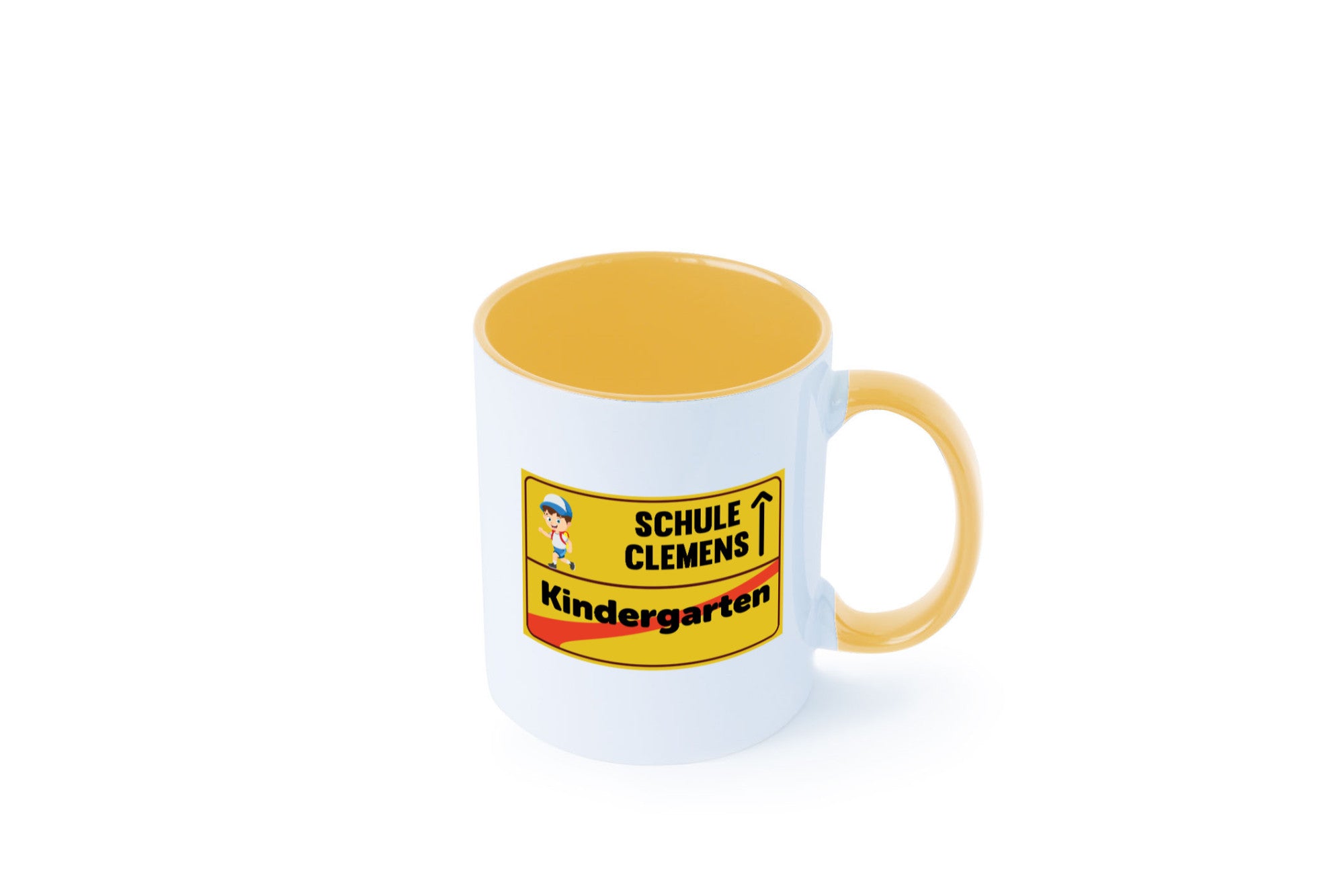 Bye Kindergarten | Schule Clemens Geschenkidee Humor Tasse