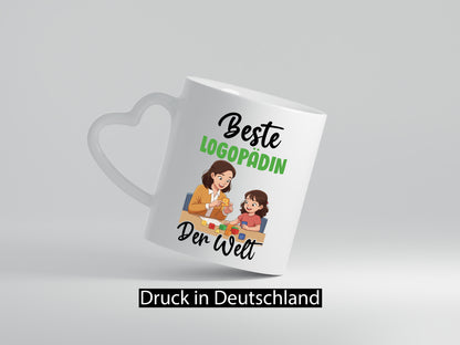 Beste Logopädin | Sprachtherapie v2 Humor Geschenkidee Tasse