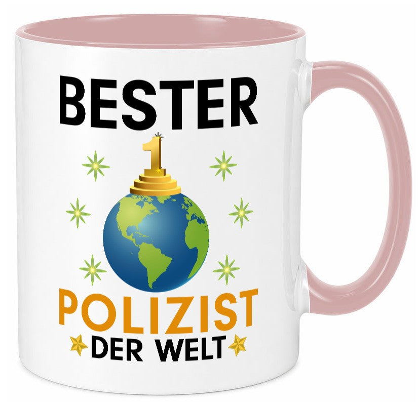 Welt Bester Polizist | Polizei lustiger Spruch Geschenk Humor Geschenkidee Tasse