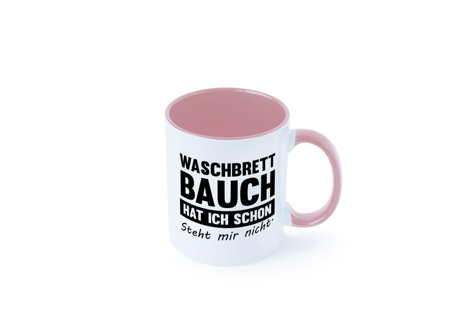 Waschbrettbauch steht mir nicht | Sixpack Gym lustiger Spruch Geschenk Humor