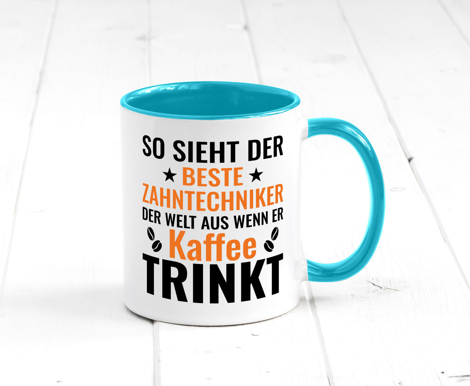 Kaffee trinkt: Zahntechniker | Zahnmedizin Geschenk Humor Geschenkidee lustiger