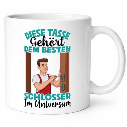 Im Universum: Schlosser | Beruf Schlosserei Geschenkidee Arbeit Kollegen Büro