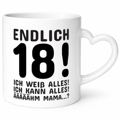 Finally 18 | Birthday mug legal adult funny gift idea gift