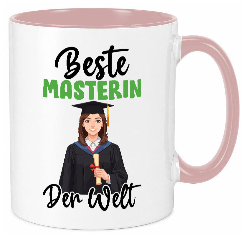 Beste Masterin | Student Uni Studium Humor Geschenkidee Tasse