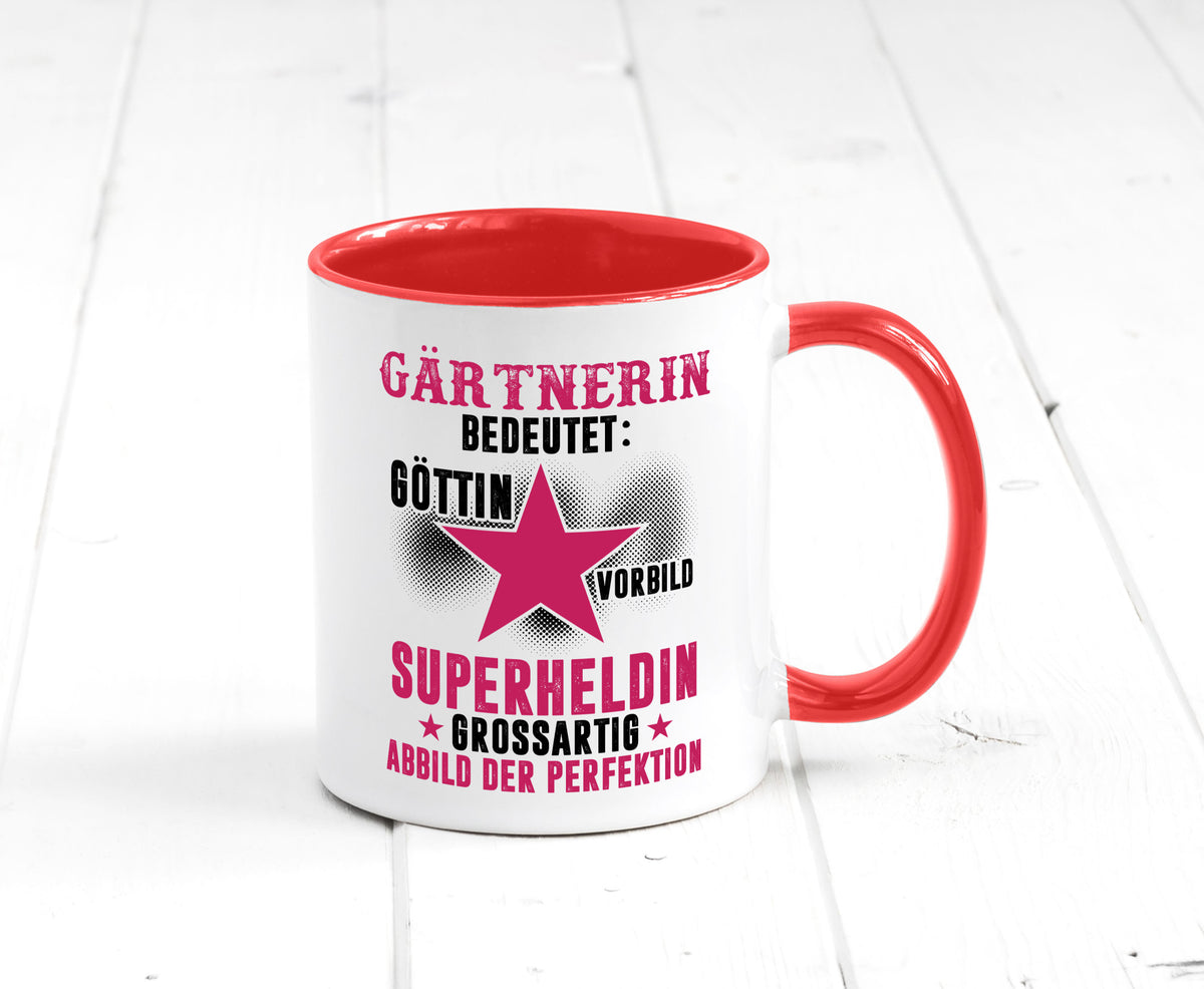 Bedeutung von Gärtnerin | Gartenbau lustiger Spruch Geschenk Humor Geschenkidee Tasse