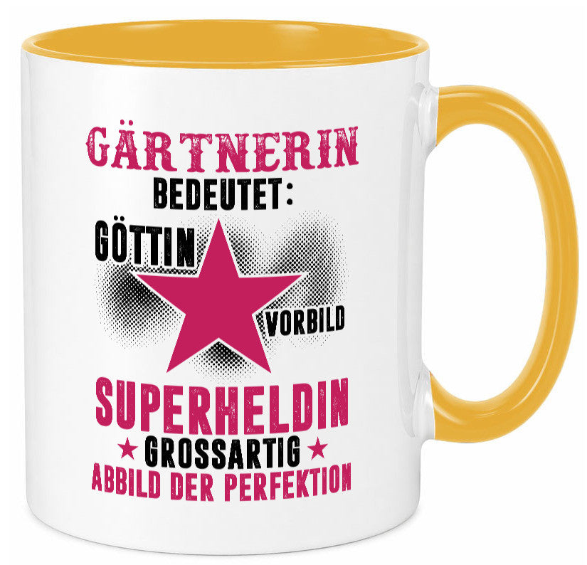 Bedeutung von Gärtnerin | Gartenbau lustiger Spruch Geschenk Humor Geschenkidee Tasse