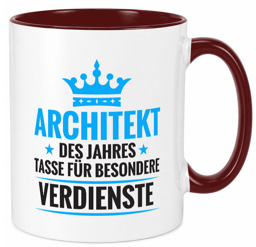 Besonderer Verdienst: Architekt | Architektur Büro Geschenkidee Arbeit Kollegen