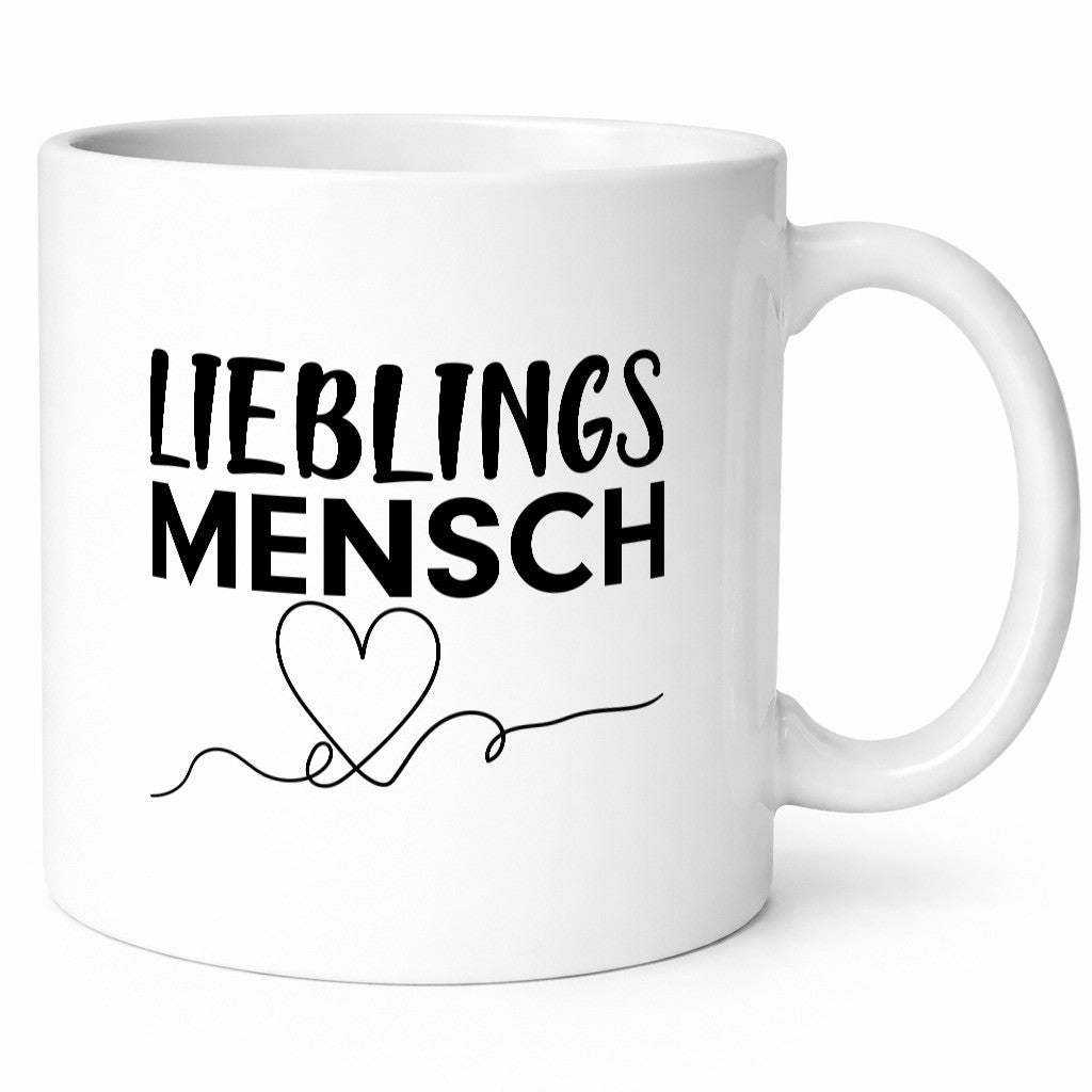 Lieblingsmensch Geschenkidee Humor Tasse