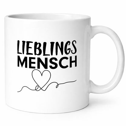 Lieblingsmensch Geschenkidee Humor Tasse
