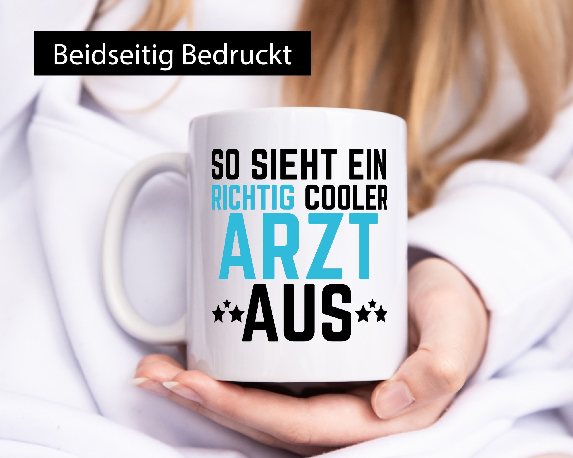 So sieht ein cooler Arzt aus | Selbstbewusst Klinik Geschenkidee Humor Tasse
