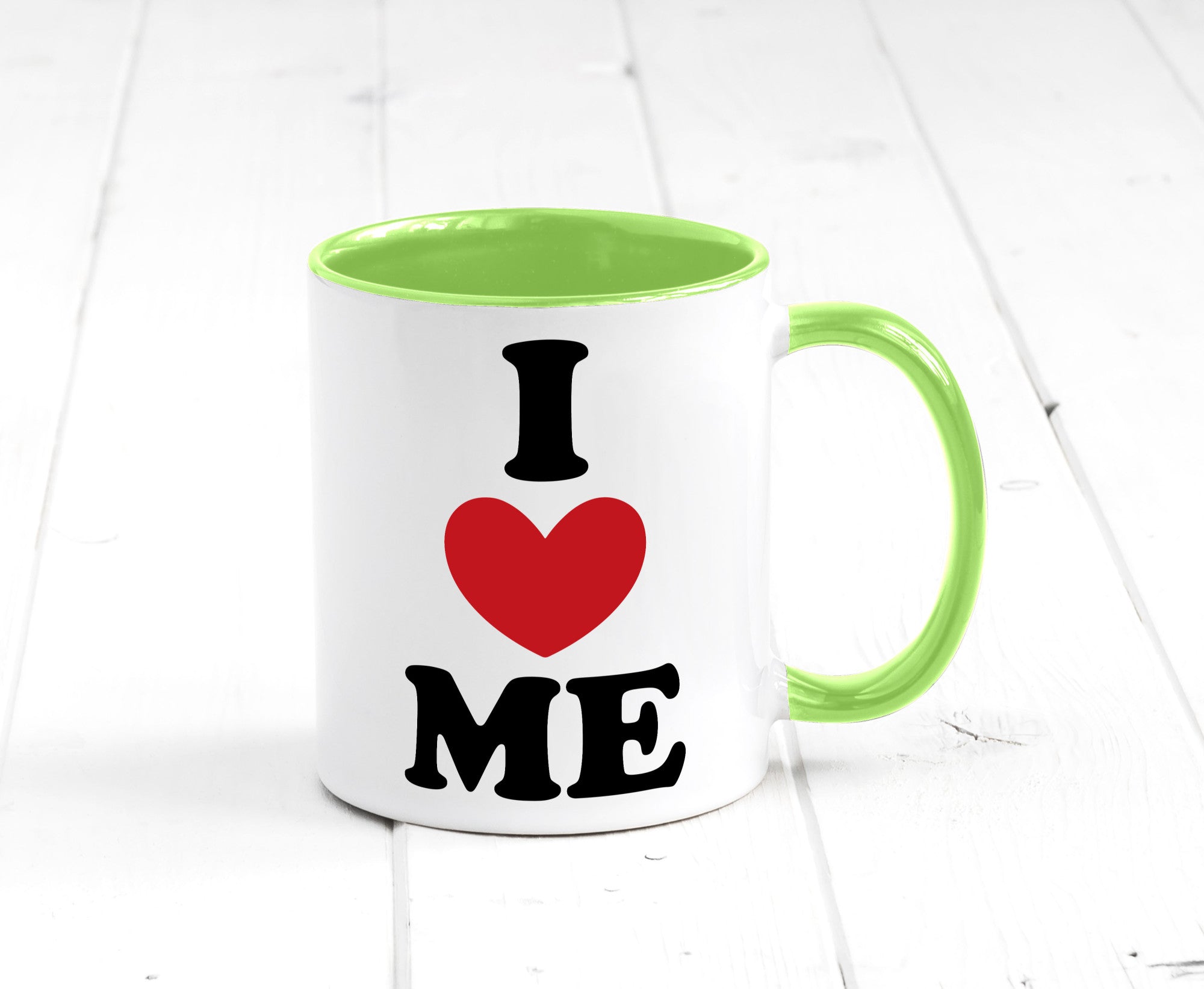 I love me vl9 Geschenkidee Humor Tasse