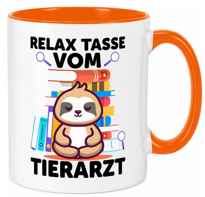 Relax Tasse: Tierarzt | Tiermedizin Mediziner Geschenkidee Tierliebhaber Humor