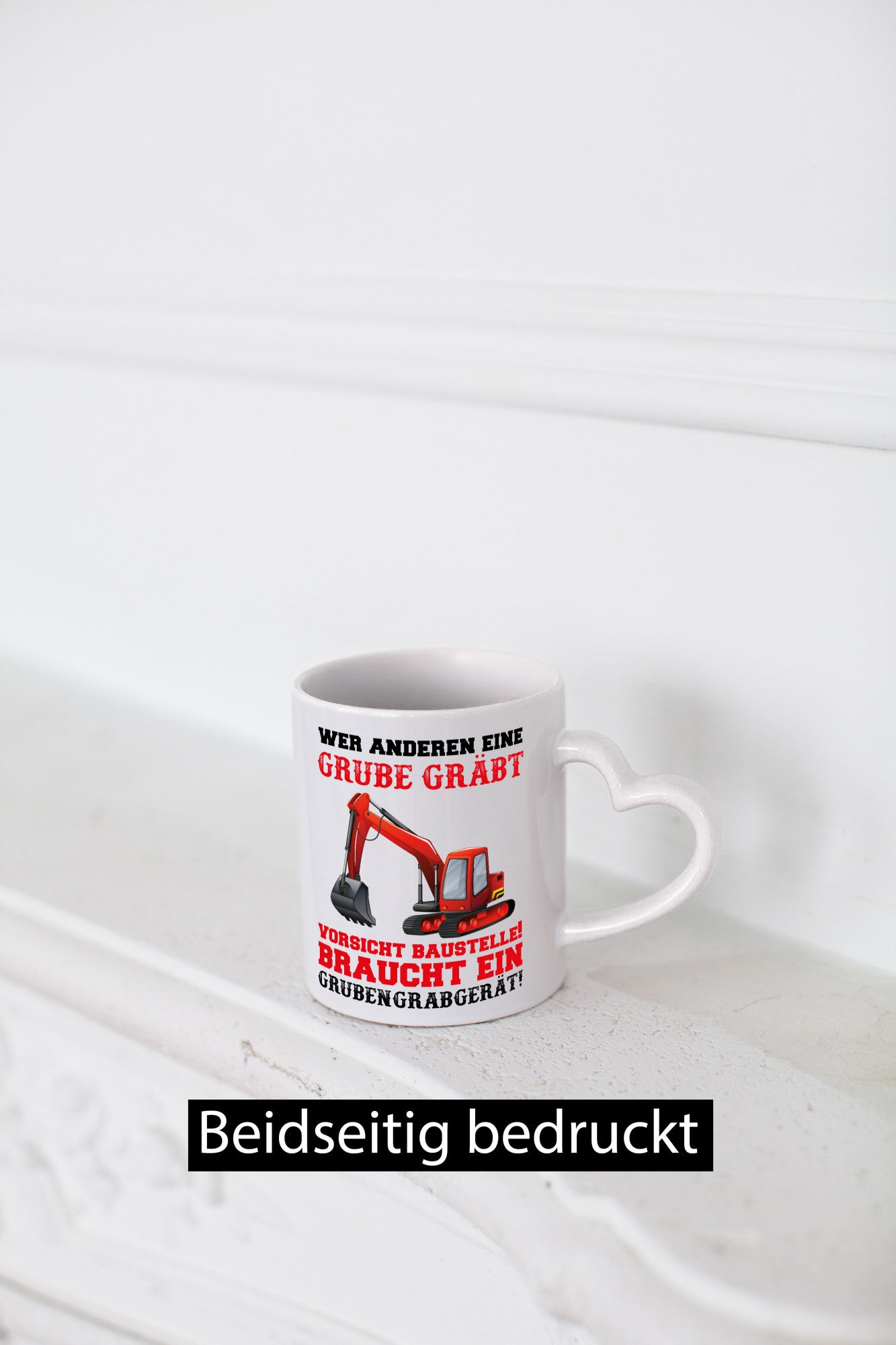 Bagger Tasse Humor Geschenkidee