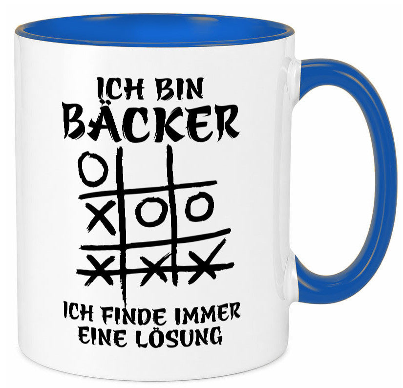 Ich bin Bäcker finde immer eine Lösung | Meister lustig Humor Geschenkidee