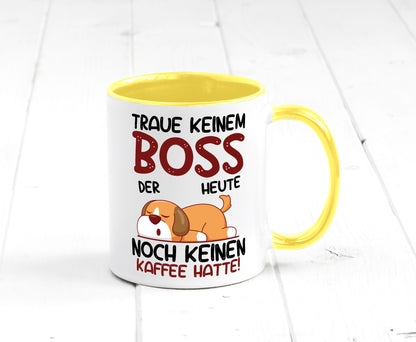 Traue keinem Boss | Führungskraft Vorgesetzter Geschenkidee Humor Tasse