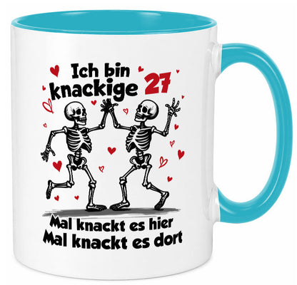 27. Geburtstag | Knackige 27 Ich bin alt v2 Humor Geschenkidee Tasse