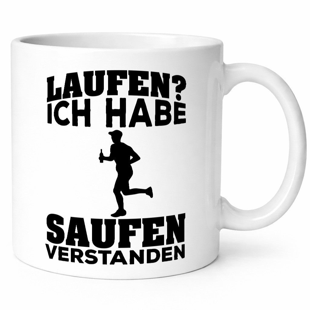 Saufen Spruch | Trinker Tasse lustiger Trinkspruch Geschenk Humor Geschenkidee