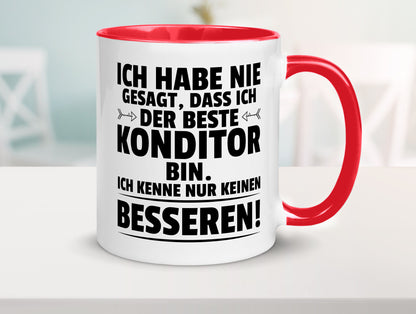 Der Beste Konditor | Konditorei Geschenkidee Humor Tasse