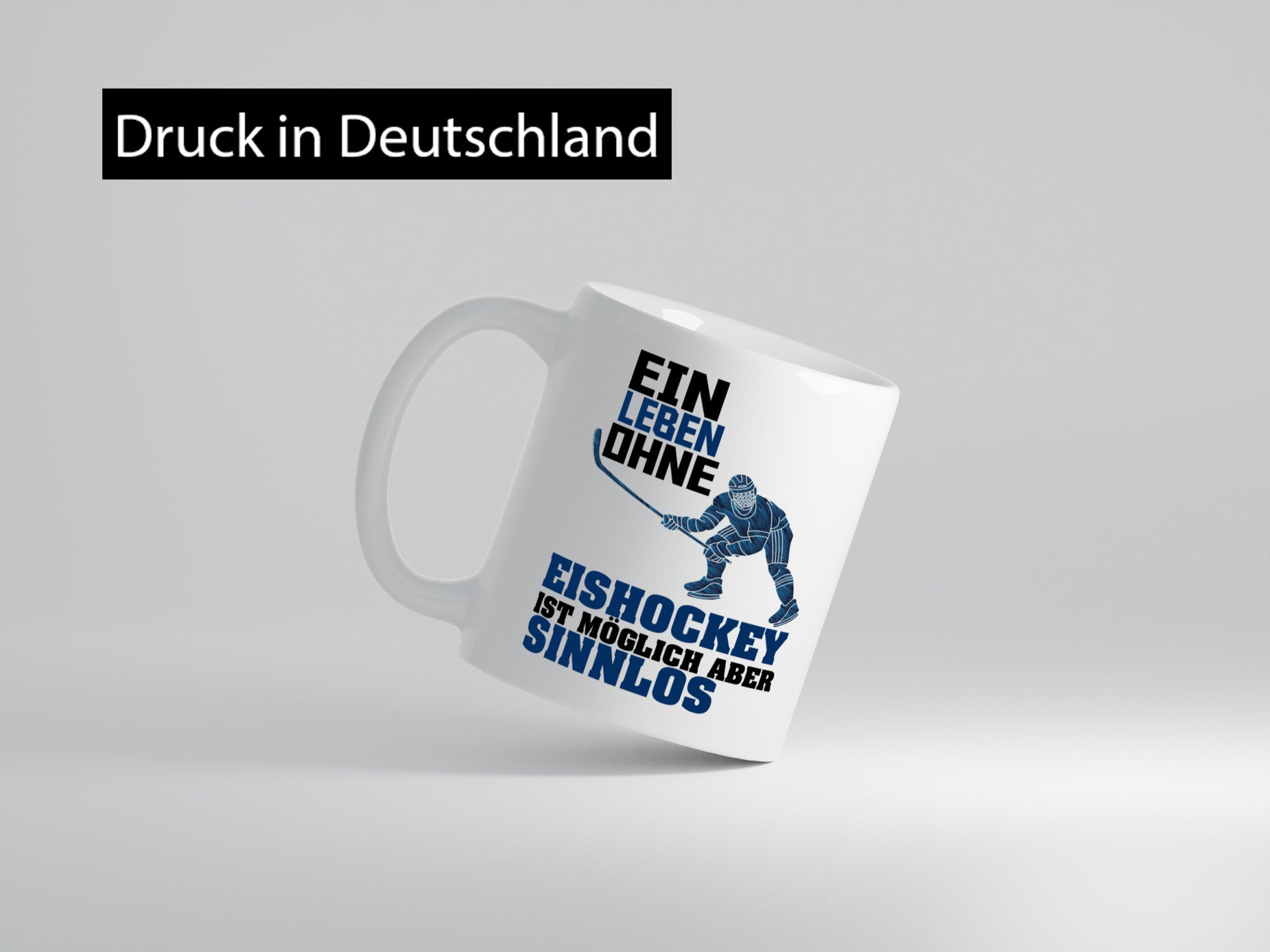 Eishockey | Eishockeyspieler Tasse Eishockeyfan lustiger Spruch Geschenk Humor