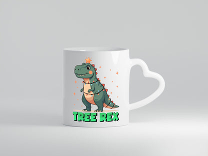 Tree Rex | Dinosaurier Weihnachten lustig Humor Geschenkidee Geschenk Tasse