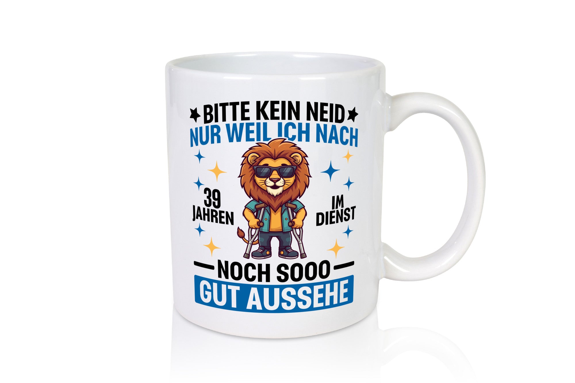 39 Jahre im Dienst | Arbeitsjubiläum Arbeit Humor Kollegen Büro Geschenkidee