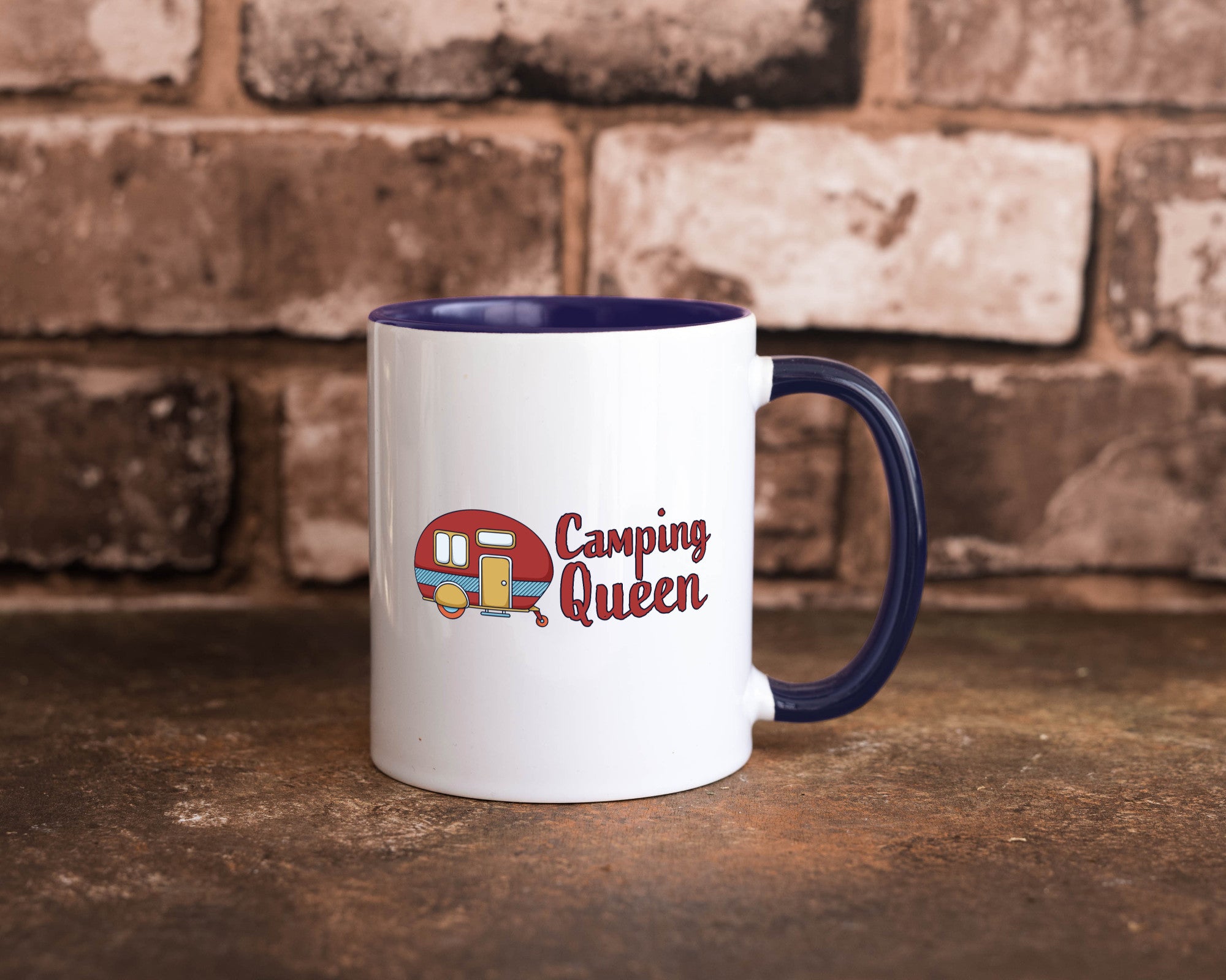 Camping Queen | Wohnanhänger Geschenk Humor Geschenkidee lustiger Spruch Tasse
