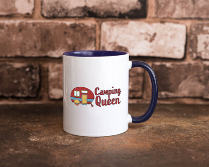 Camping Queen | Wohnanhänger Geschenk Humor Geschenkidee lustiger Spruch Tasse