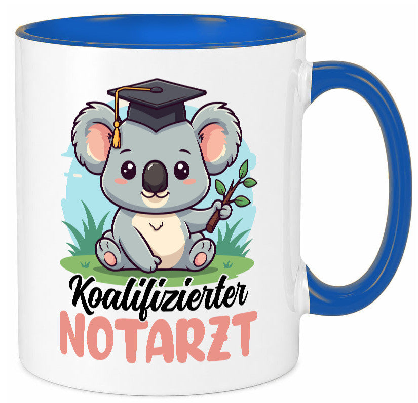 Koalifizierter Notarzt | Arzt Geschenk Humor Geschenkidee lustiger Spruch Tasse