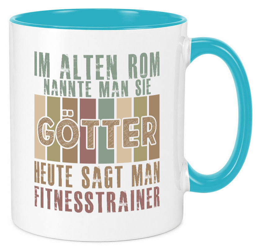 Heute sagt man: Fitnesstrainer | Personal Trainer Geschenkidee Humor Tasse